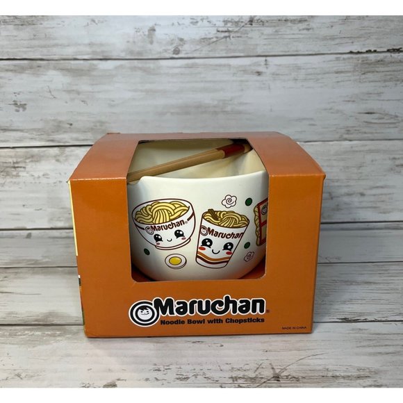 MAD Engine Dining Maruchan Ramen Noodle Bowl With Chopsticks Poshmark